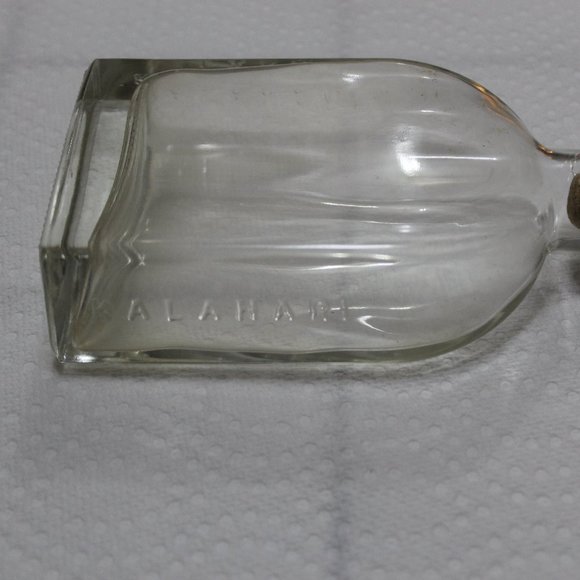 Vintage 1975-85`s transparent bottle Glass mini Bottles - Picture 3 of 10